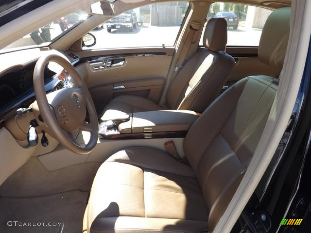 2008 S 550 4Matic Sedan - Black / Cashmere/Savanna photo #35