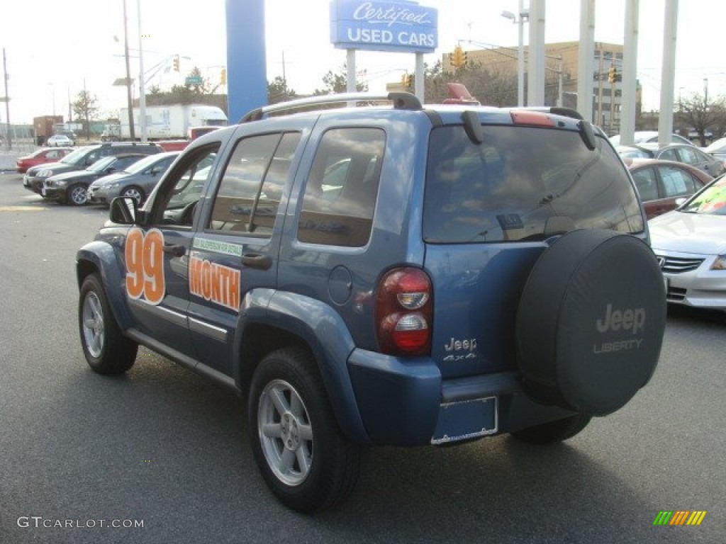 2006 Liberty Limited 4x4 - Atlantic Blue Pearl / Medium Slate Gray photo #6