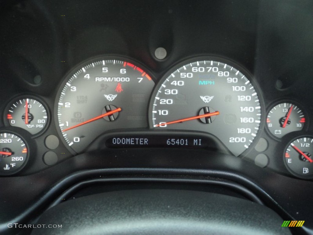 2004 Chevrolet Corvette Convertible Gauges Photo #77487716
