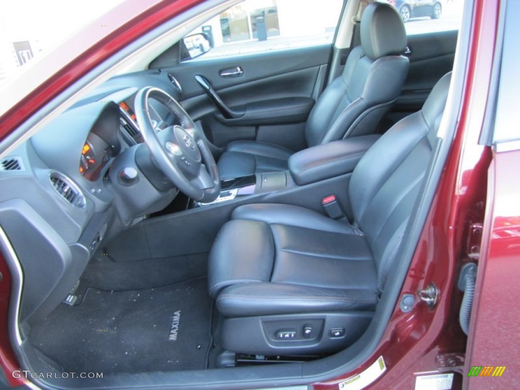 Charcoal Interior 2010 Nissan Maxima 3.5 SV Photo #77487767