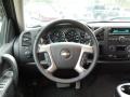 Ebony 2012 Chevrolet Silverado 1500 LT Crew Cab Steering Wheel