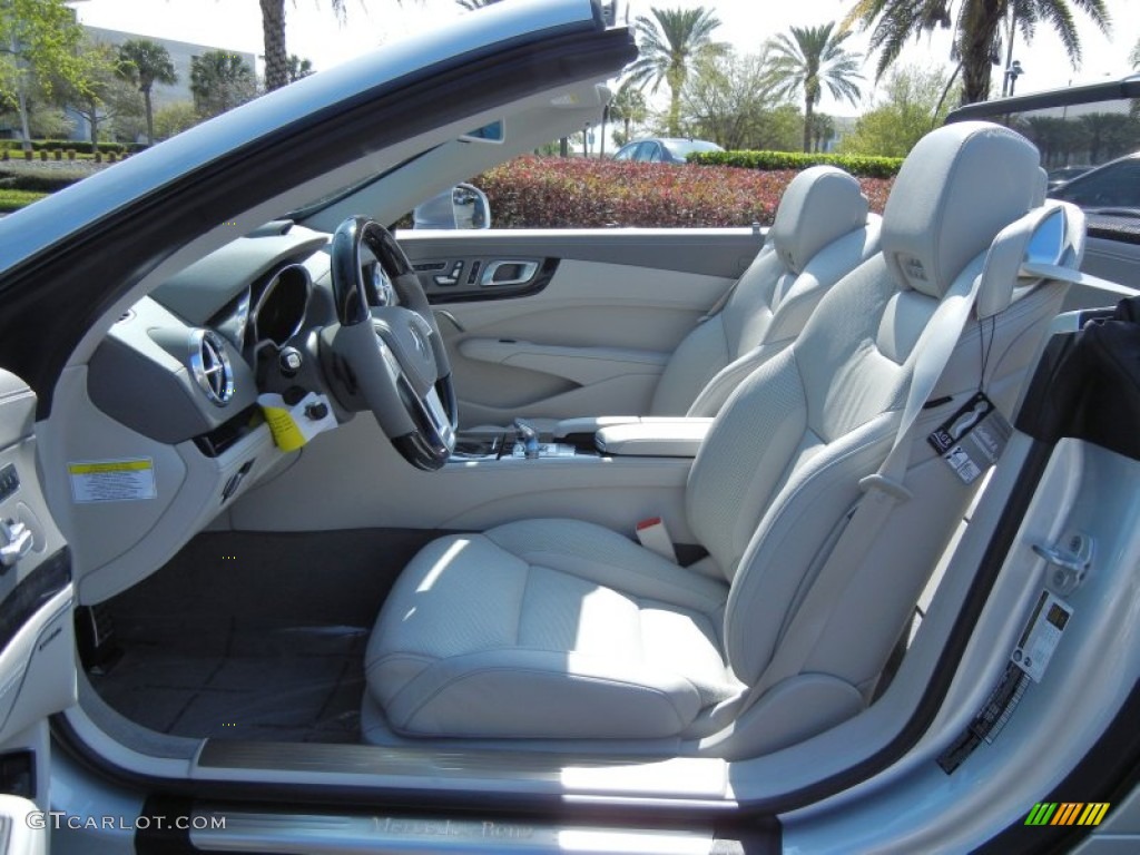 Ash/Grey Interior 2013 Mercedes-Benz SL 550 Roadster Photo #77487965