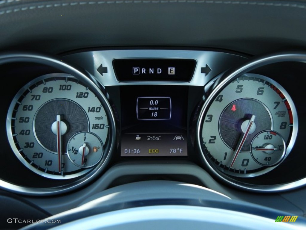 2013 Mercedes-Benz SL 550 Roadster Gauges Photo #77488036