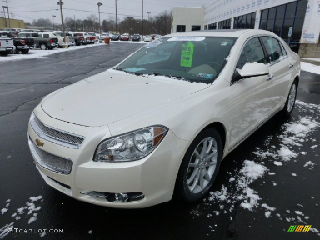 White Diamond Tricoat 2010 Chevrolet Malibu LTZ Sedan Exterior Photo #77488400