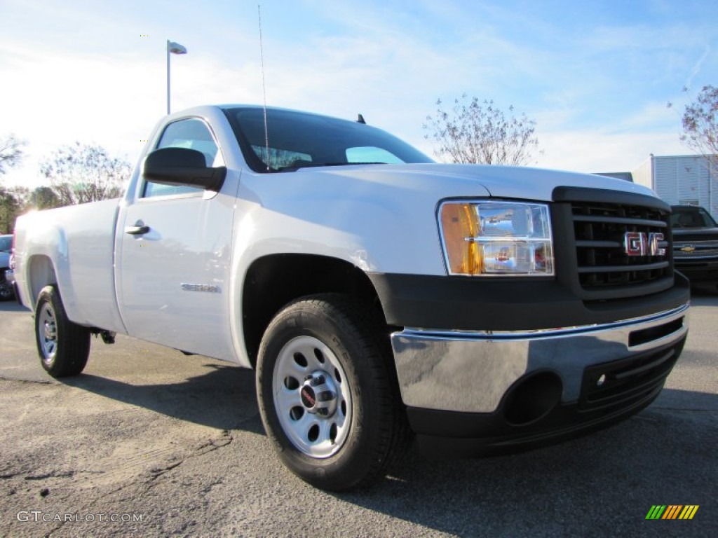 2013 Sierra 1500 Regular Cab - Summit White / Dark Titanium photo #1