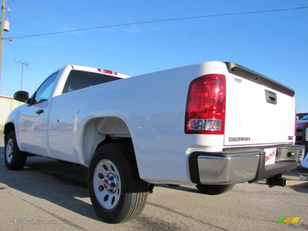 2013 Sierra 1500 Regular Cab - Summit White / Dark Titanium photo #5