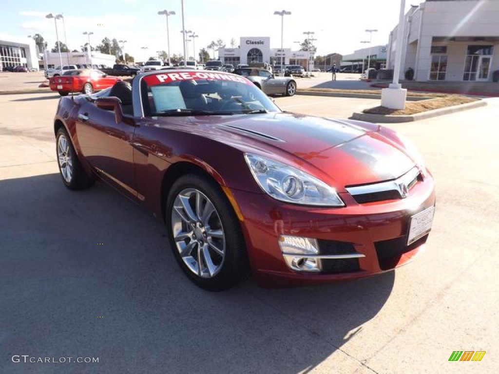2009 Sky Roadster - Ruby Red / Black photo #1