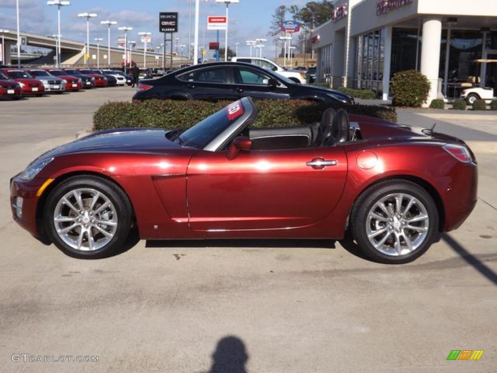 2009 Sky Roadster - Ruby Red / Black photo #6