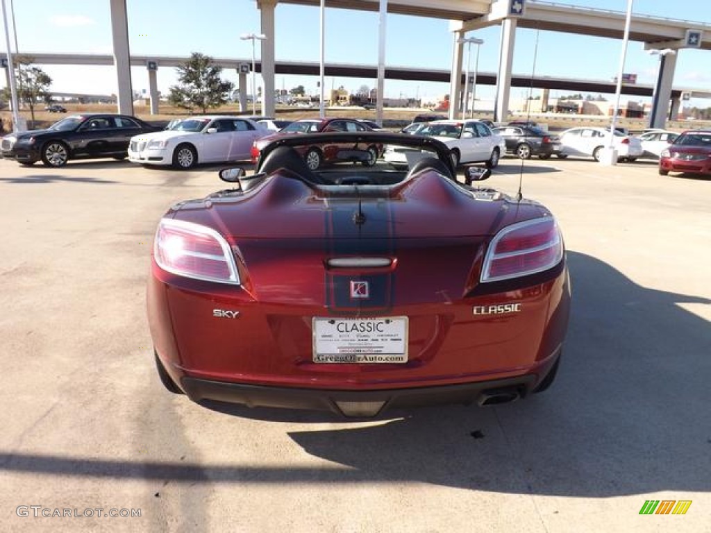 2009 Sky Roadster - Ruby Red / Black photo #7