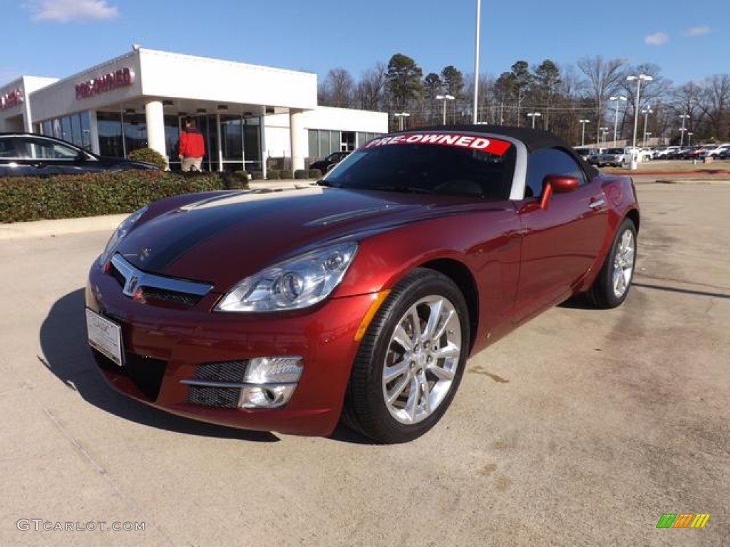 2009 Sky Roadster - Ruby Red / Black photo #28