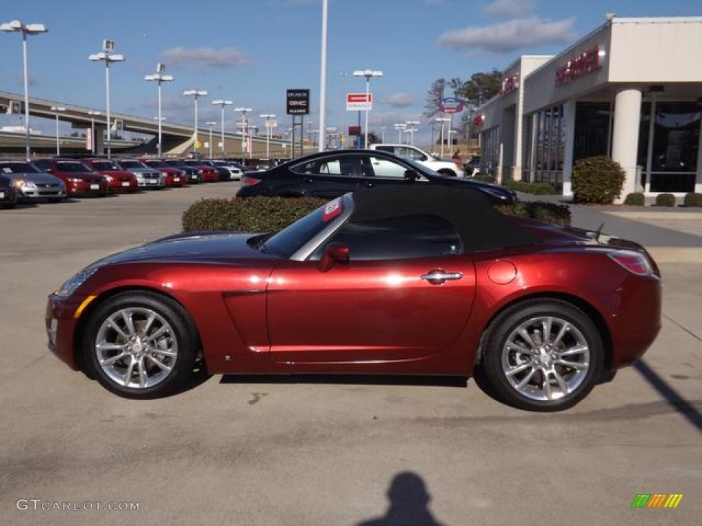 2009 Sky Roadster - Ruby Red / Black photo #29