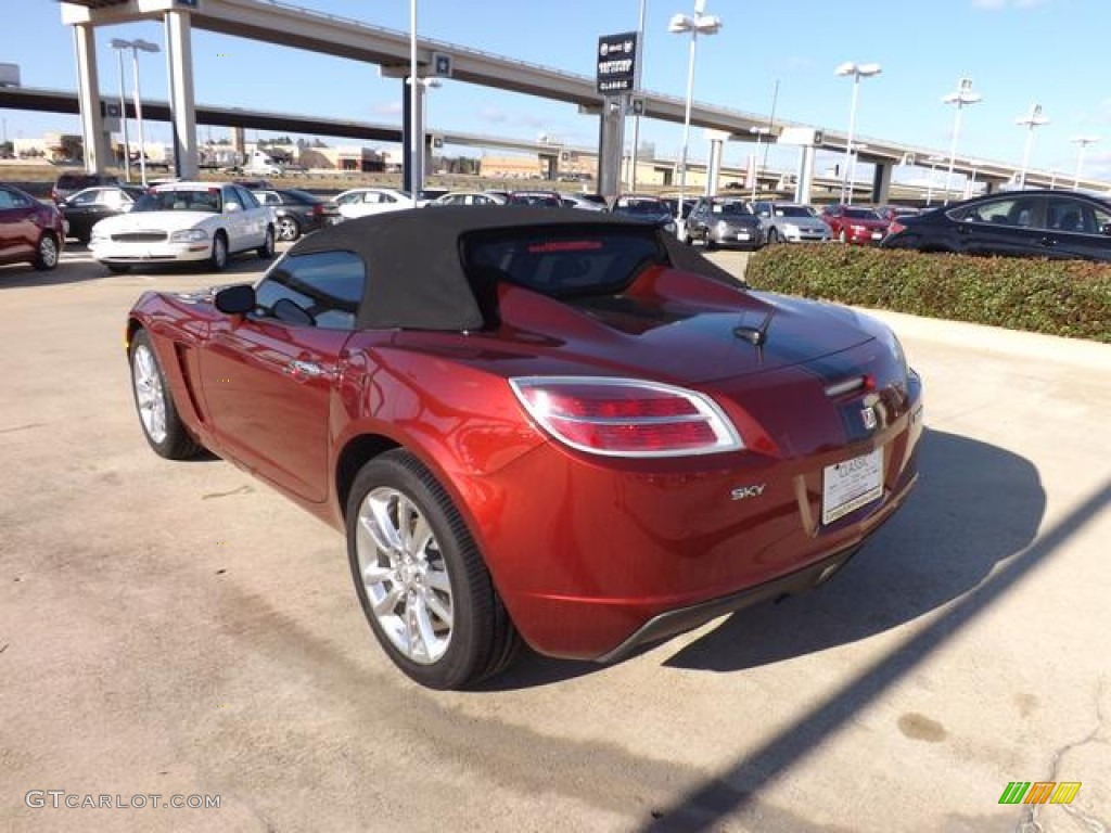 2009 Sky Roadster - Ruby Red / Black photo #30