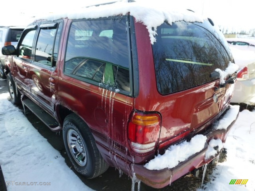 1999 Mountaineer 4WD - Toreador Red Metallic / Prairie Tan photo #3