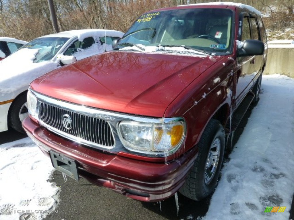1999 Mountaineer 4WD - Toreador Red Metallic / Prairie Tan photo #4