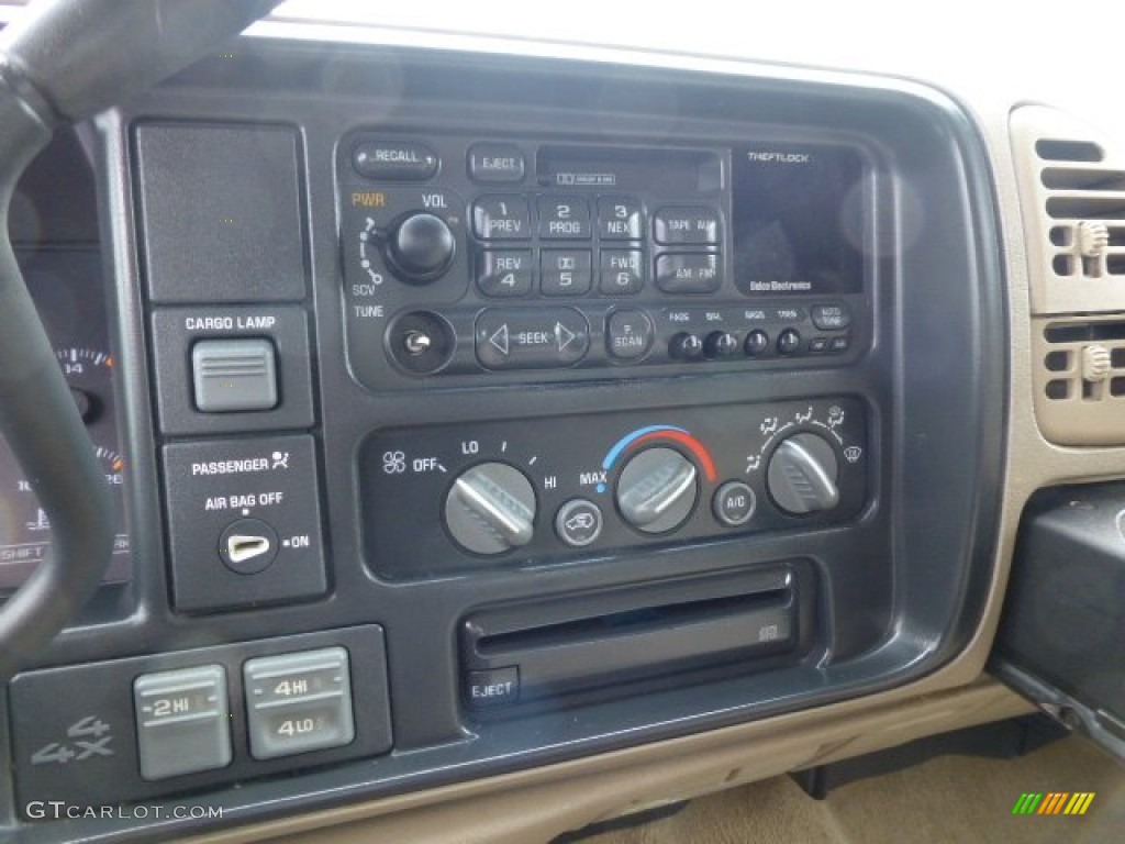 1999 Sierra 1500 SLE Extended Cab 4x4 - Meadow Green Metallic / Pewter photo #13
