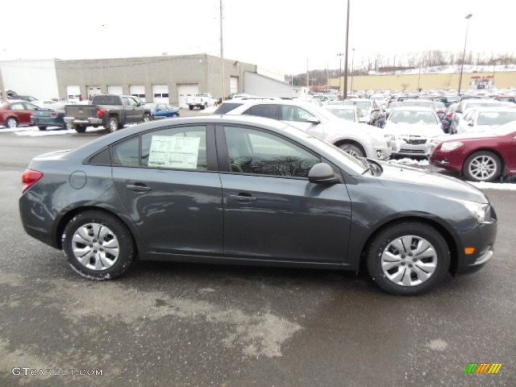 2013 Cruze LS - Cyber Gray Metallic / Jet Black/Medium Titanium photo #1