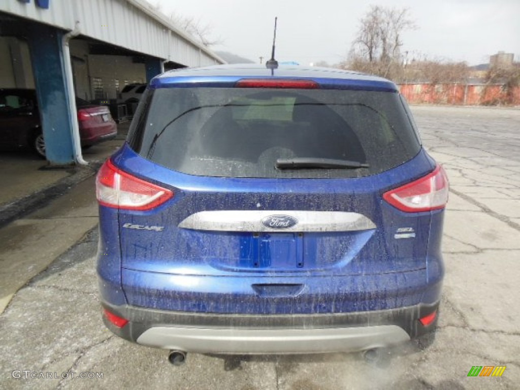 2013 Escape SEL 2.0L EcoBoost 4WD - Deep Impact Blue Metallic / Charcoal Black photo #7