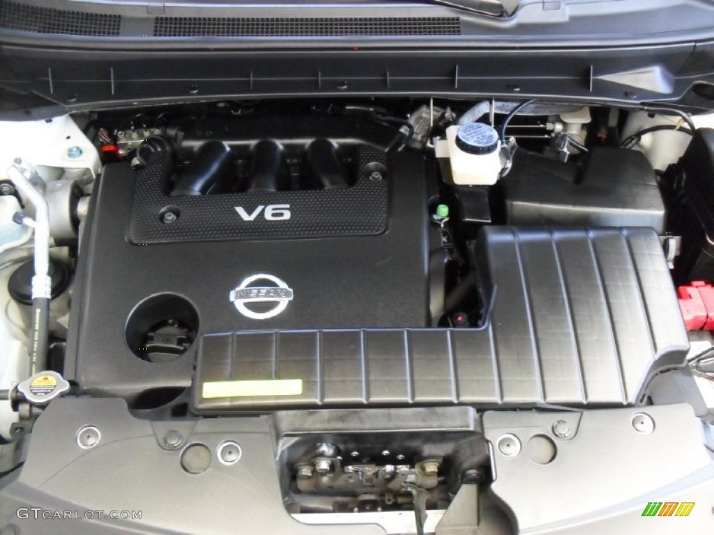 2010 Nissan Murano SL AWD 3.5 Liter DOHC 24-Valve CVTCS V6 Engine Photo #77492402