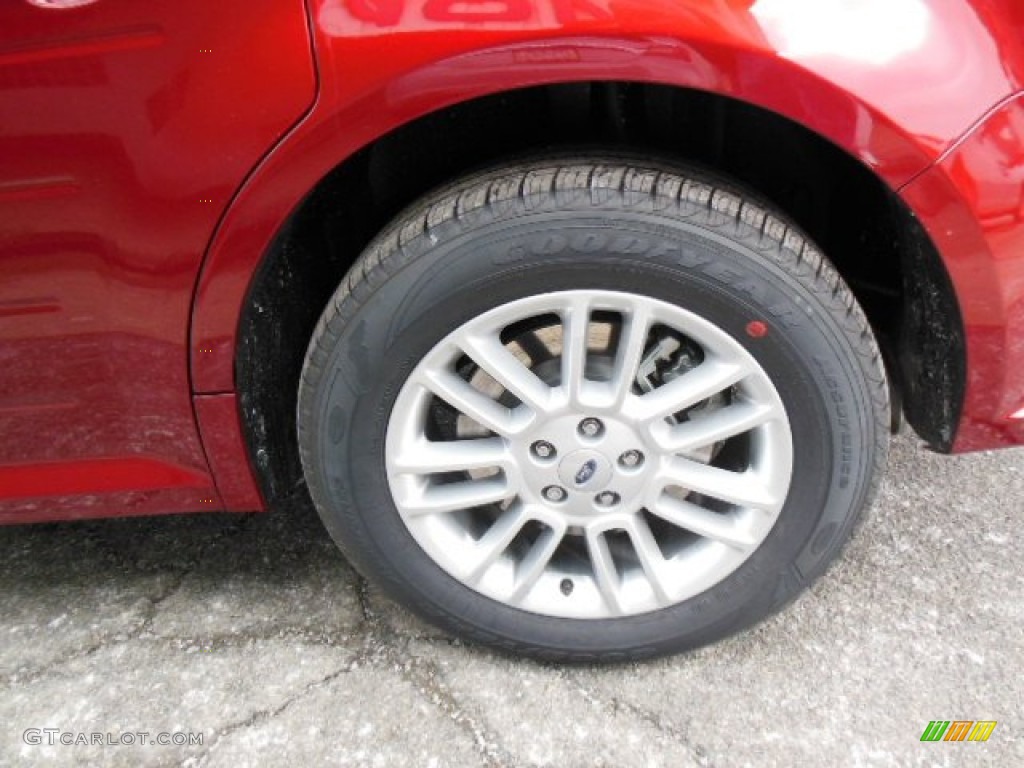 2013 Flex SEL AWD - Ruby Red Metallic / Dune photo #9