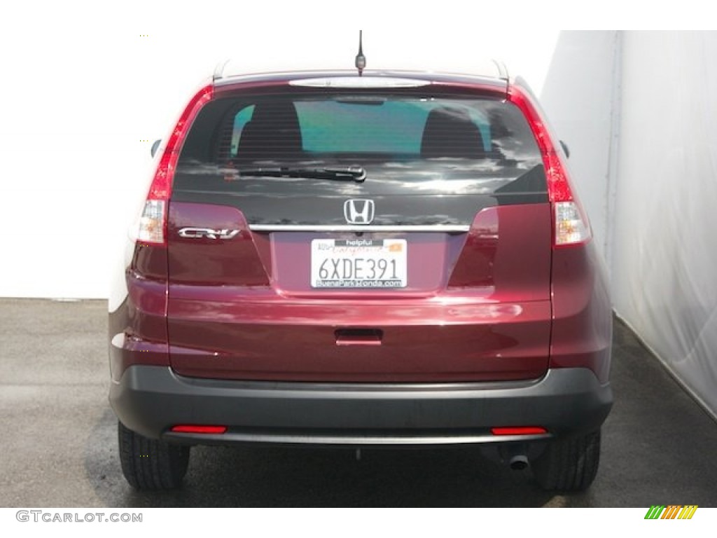 2012 CR-V LX - Basque Red Pearl II / Gray photo #9