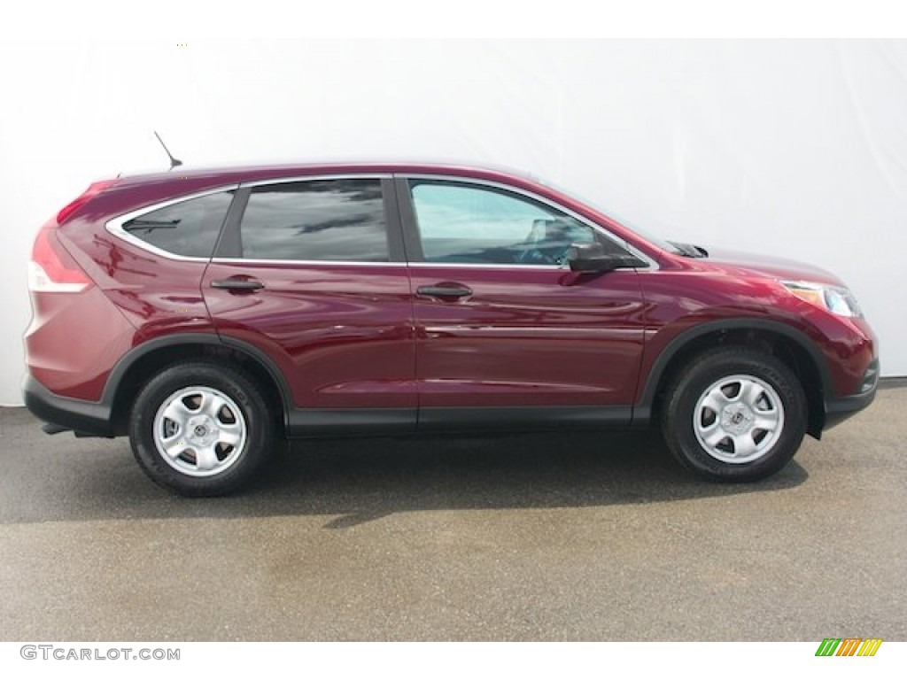 2012 CR-V LX - Basque Red Pearl II / Gray photo #10