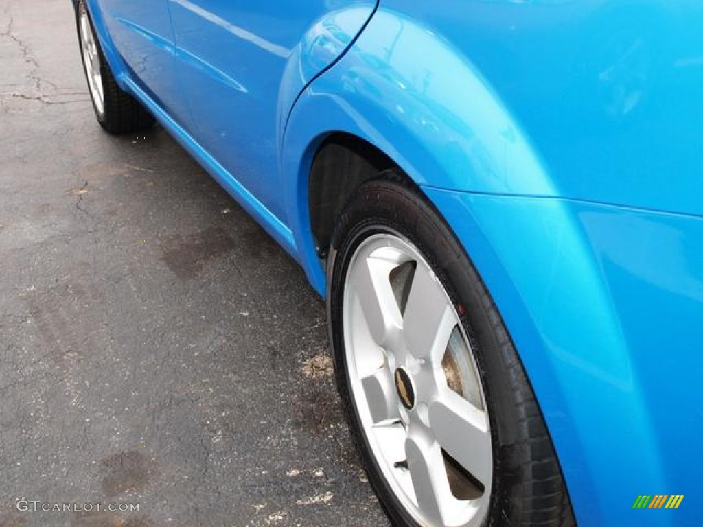 2007 Aveo LT Sedan - Bright Blue / Charcoal Black photo #4