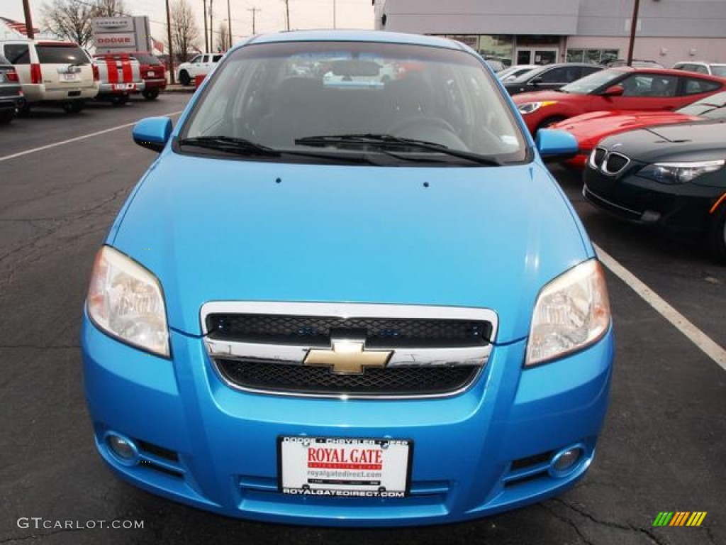 2007 Aveo LT Sedan - Bright Blue / Charcoal Black photo #8