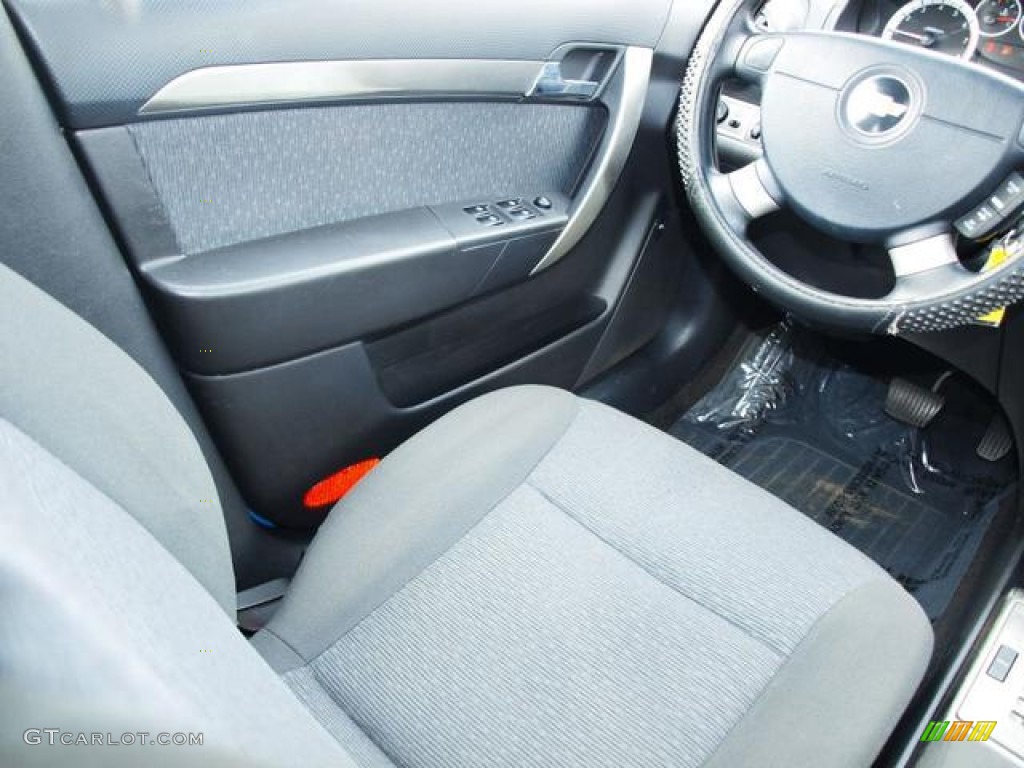 2007 Aveo LT Sedan - Bright Blue / Charcoal Black photo #11