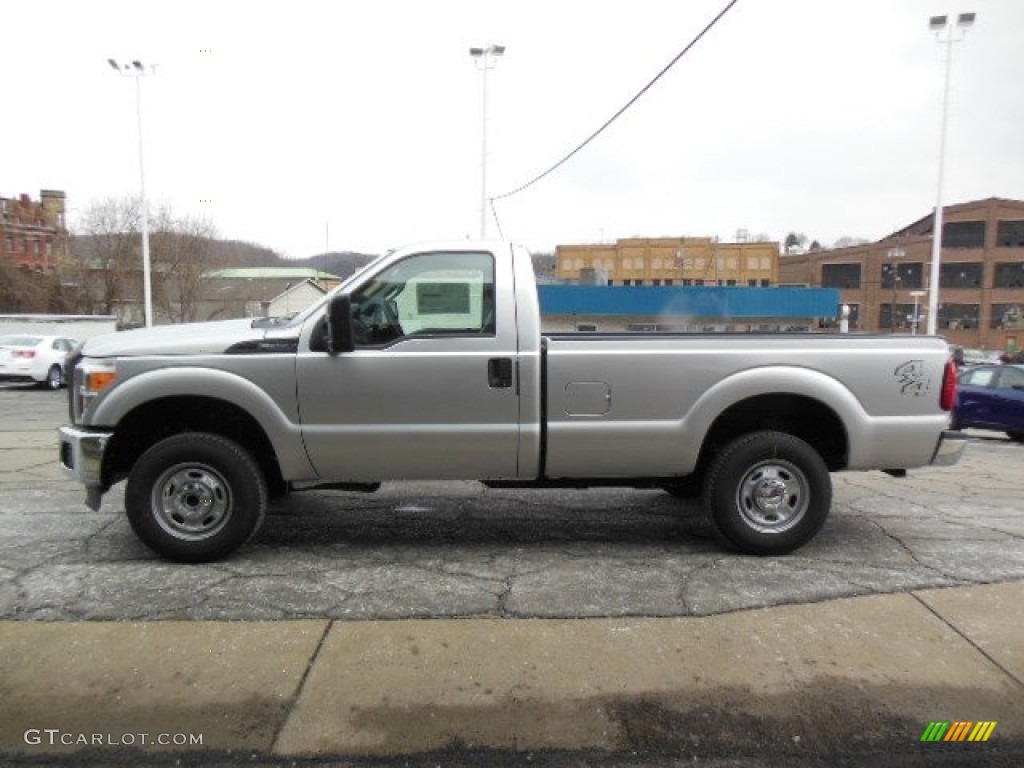 Ingot Silver Metallic 2013 Ford F250 Super Duty XL Regular Cab 4x4 Exterior Photo #77495135