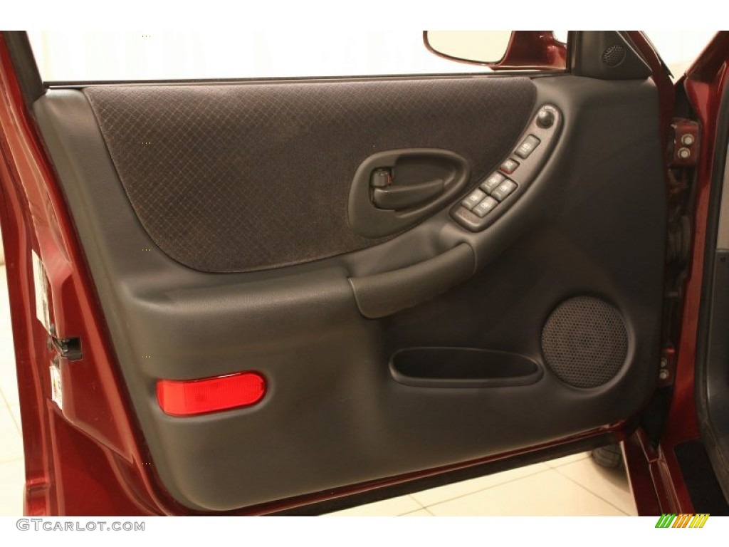 2002 Pontiac Grand Prix GT Sedan Graphite Door Panel Photo #77495536