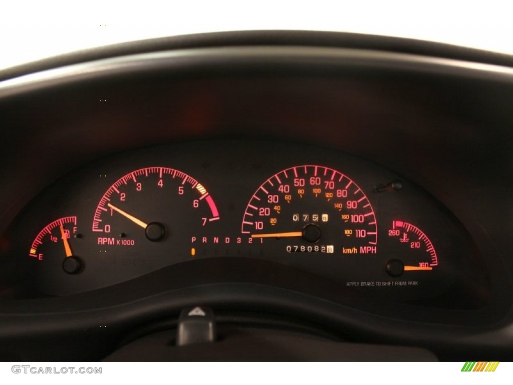 2002 Pontiac Grand Prix GT Sedan Gauges Photos