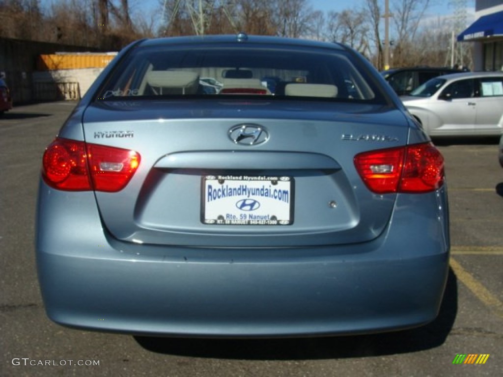 2007 Elantra GLS Sedan - Seattle Light Blue / Beige photo #5