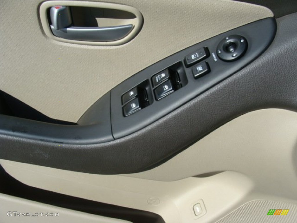 2007 Elantra GLS Sedan - Seattle Light Blue / Beige photo #8