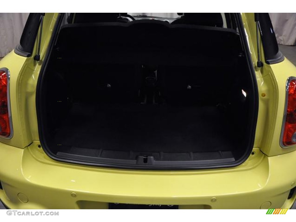 2012 Cooper S Countryman All4 AWD - Bright Yellow / Carbon Black Lounge Leather photo #18