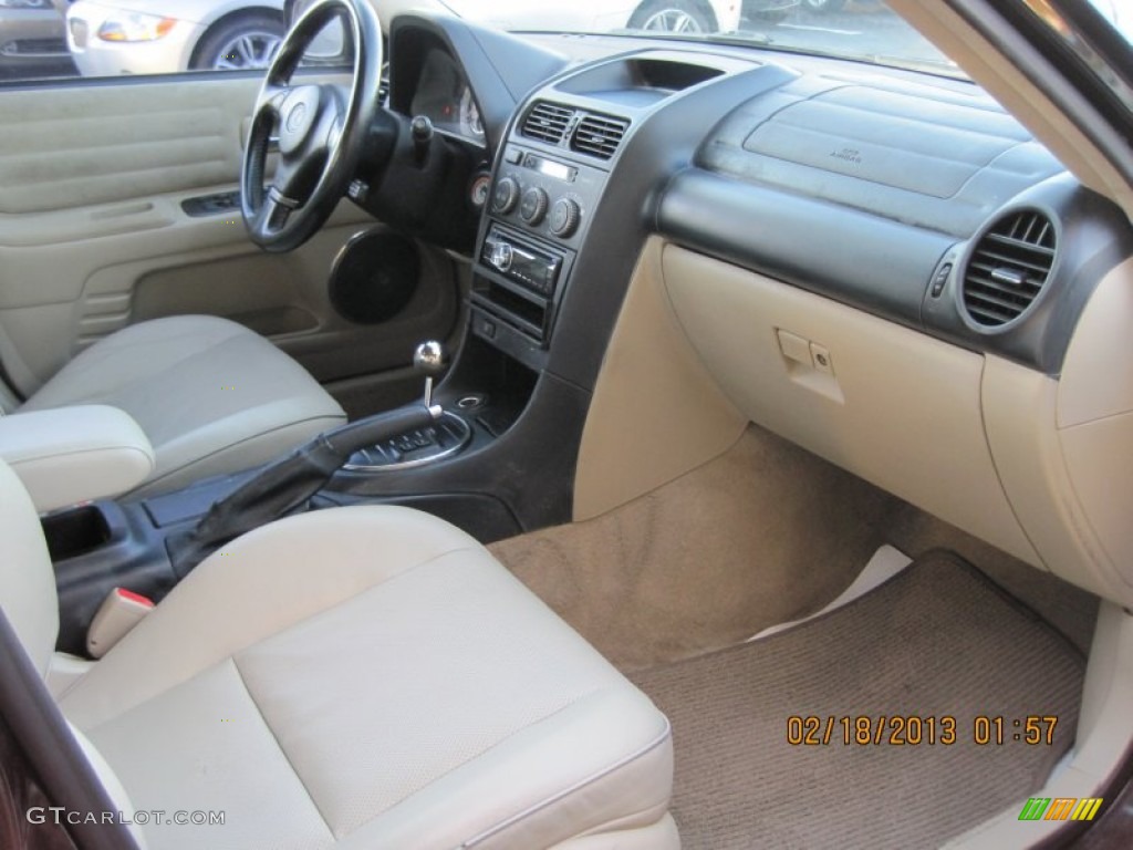 Ivory Interior 2002 Lexus IS 300 Photo #77497283