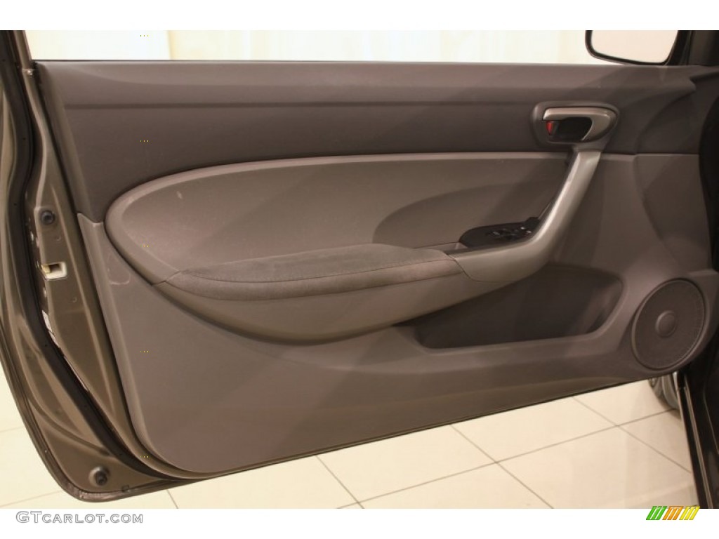 2008 Honda Civic EX Coupe Gray Door Panel Photo #77498500