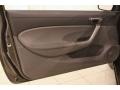 Gray 2008 Honda Civic EX Coupe Door Panel