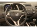 Gray 2008 Honda Civic EX Coupe Steering Wheel