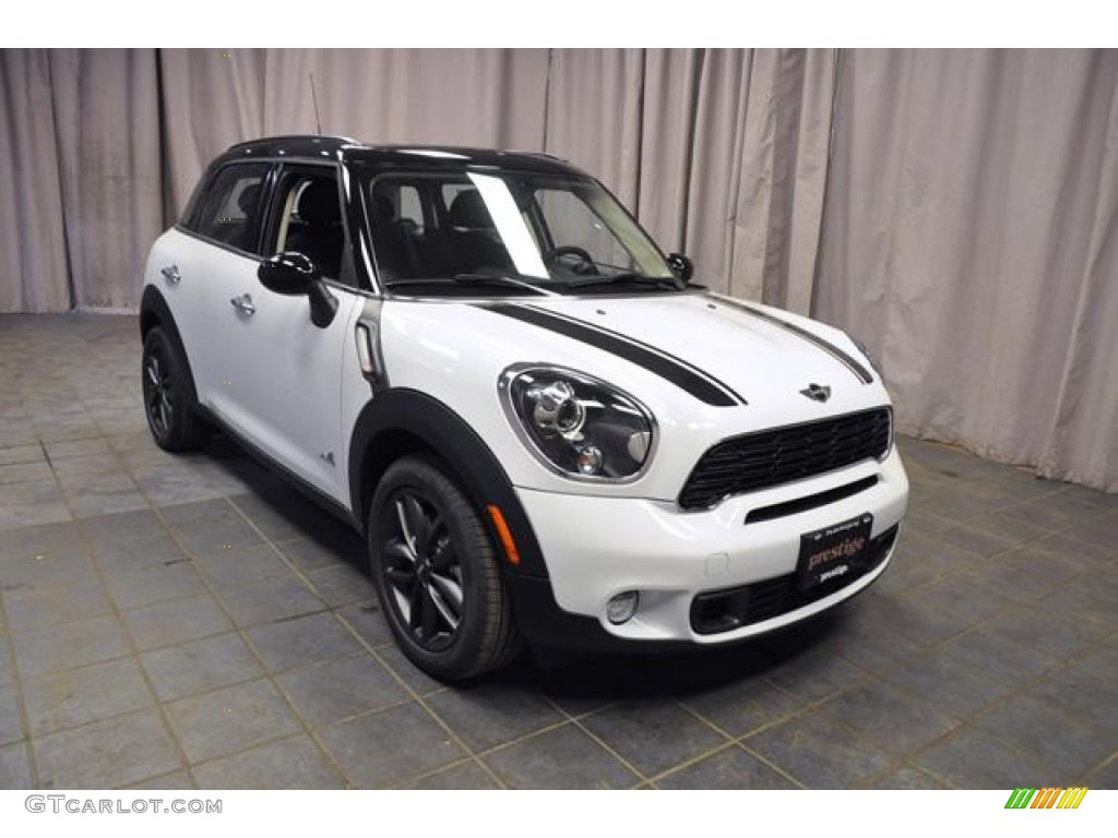 Light White 2013 Mini Cooper S Countryman ALL4 AWD Exterior Photo #77498738