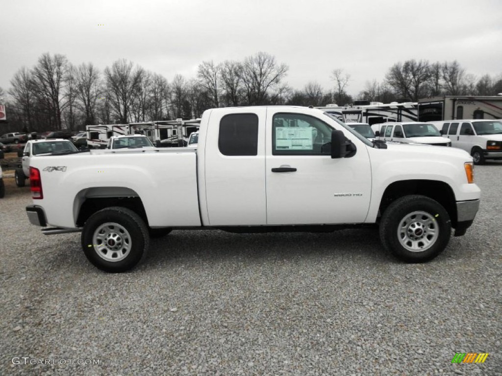 2013 Sierra 2500HD Extended Cab 4x4 - Summit White / Dark Titanium photo #1