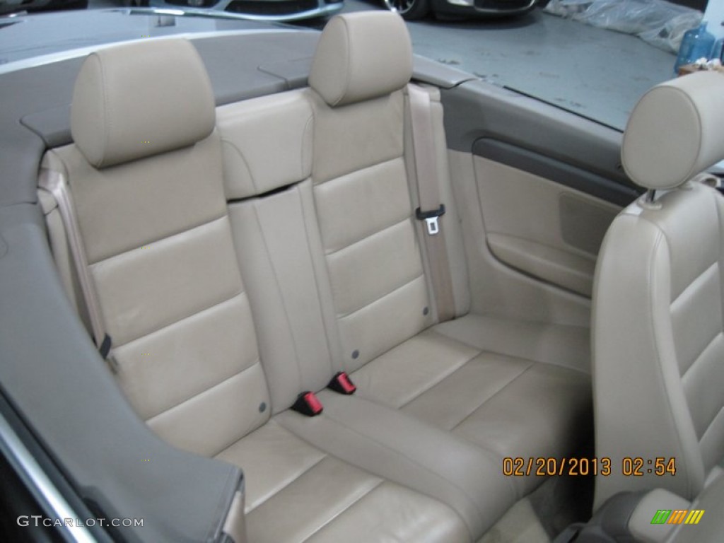 Beige Interior 2004 Audi A4 1.8T Cabriolet Photo #77498949