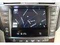 2012 Lexus LS Alabaster/Matte Dark Brown Ash Interior Navigation Photo