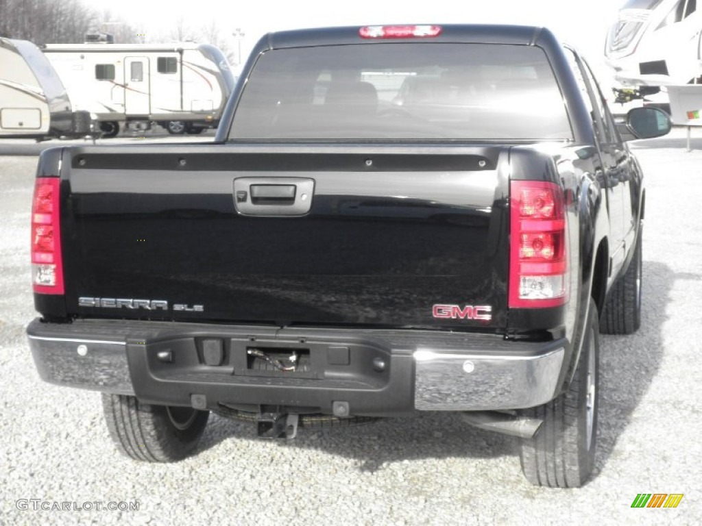 2013 Sierra 1500 SLE Crew Cab 4x4 - Onyx Black / Ebony photo #19