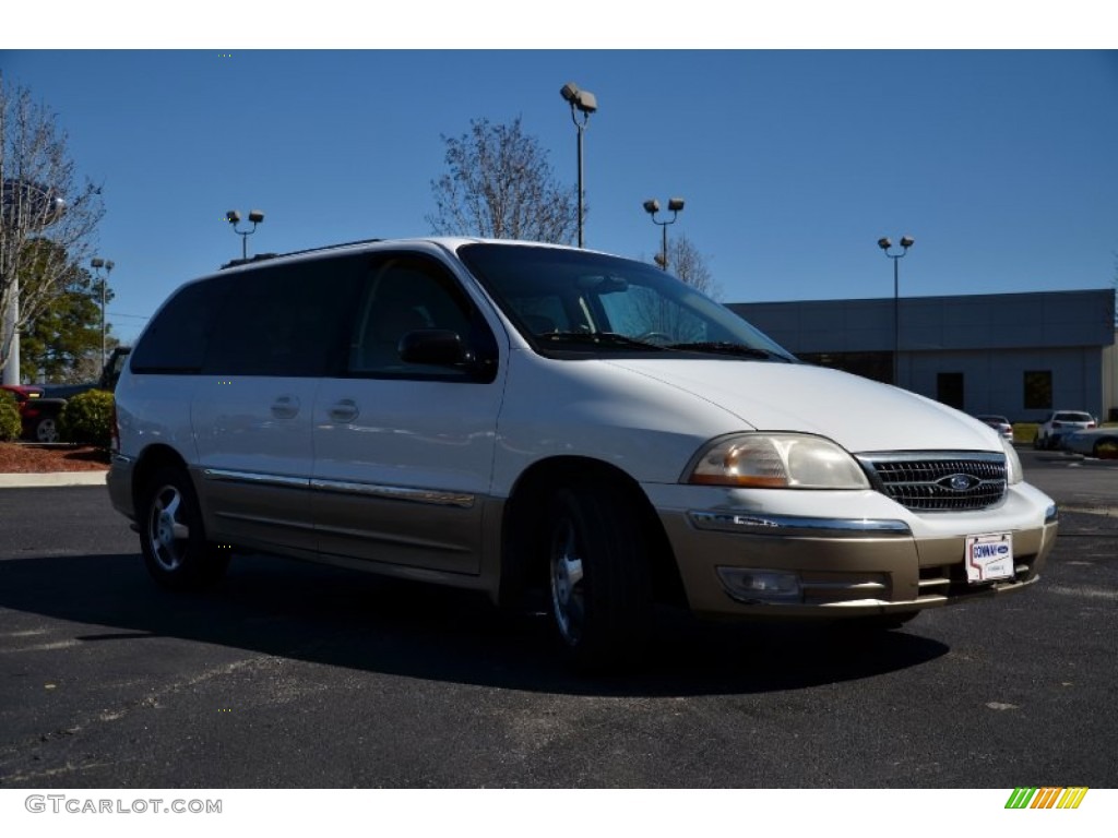 2000 Windstar SEL - Vibrant White / Medium Parchment photo #3
