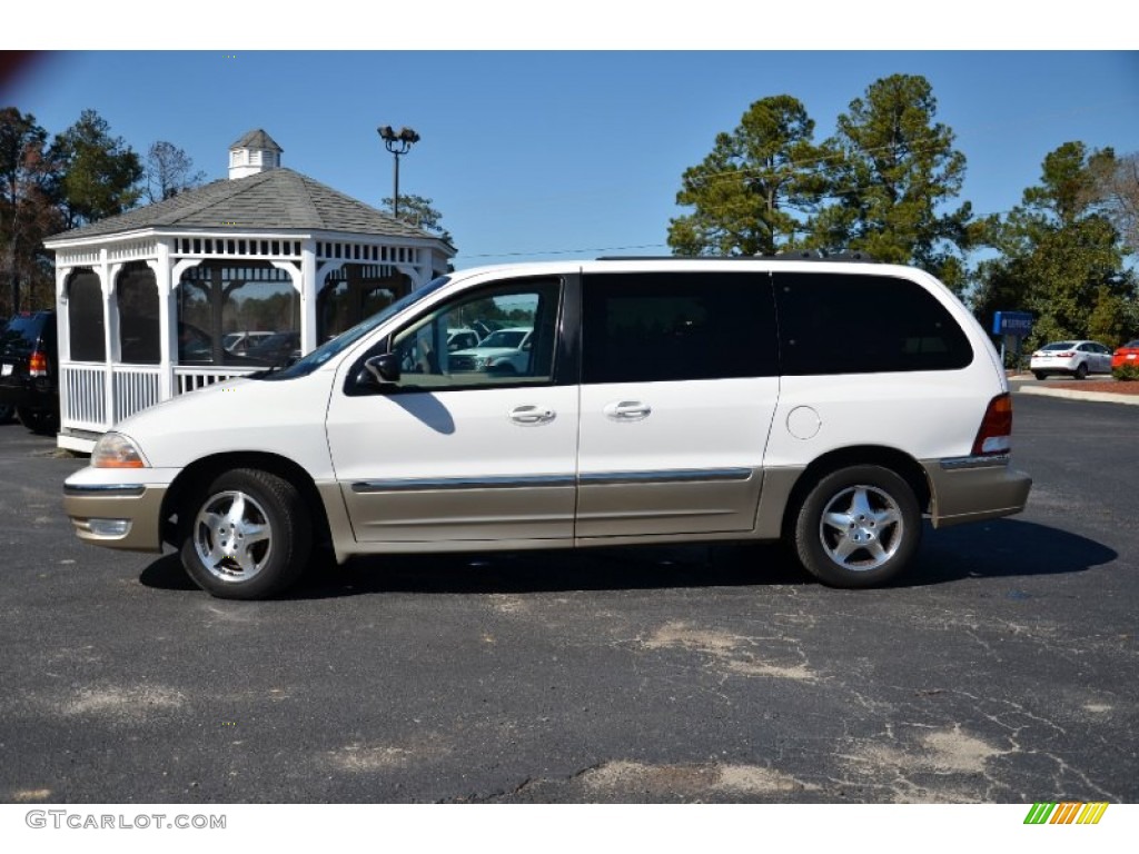 2000 Windstar SEL - Vibrant White / Medium Parchment photo #8