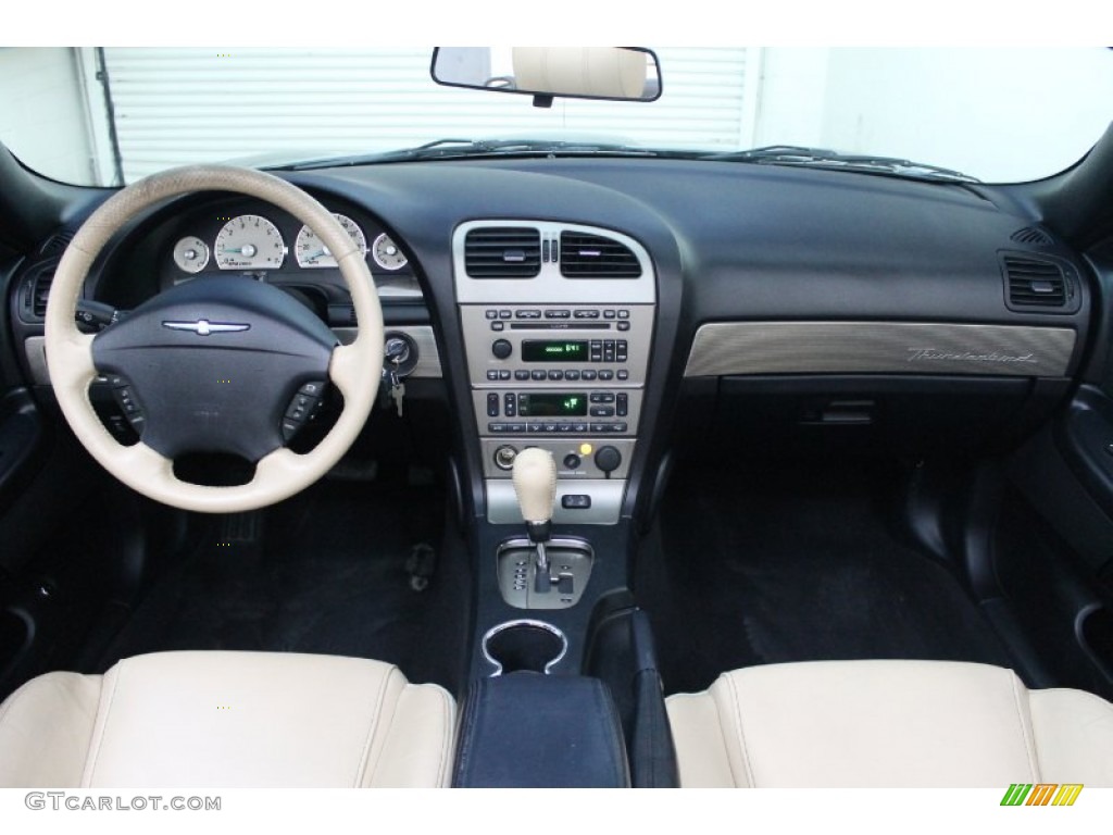 2004 Ford Thunderbird Premium Roadster Light Sand Dashboard Photo #77501294