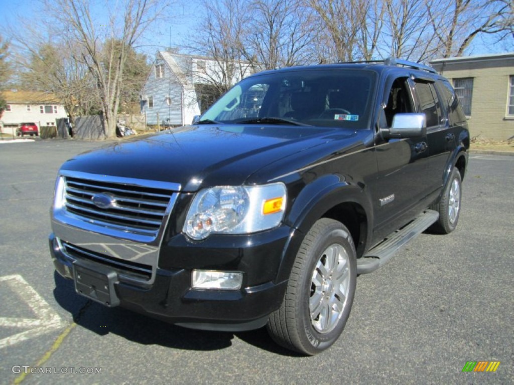 2006 Explorer Limited 4x4 - Black / Black photo #2