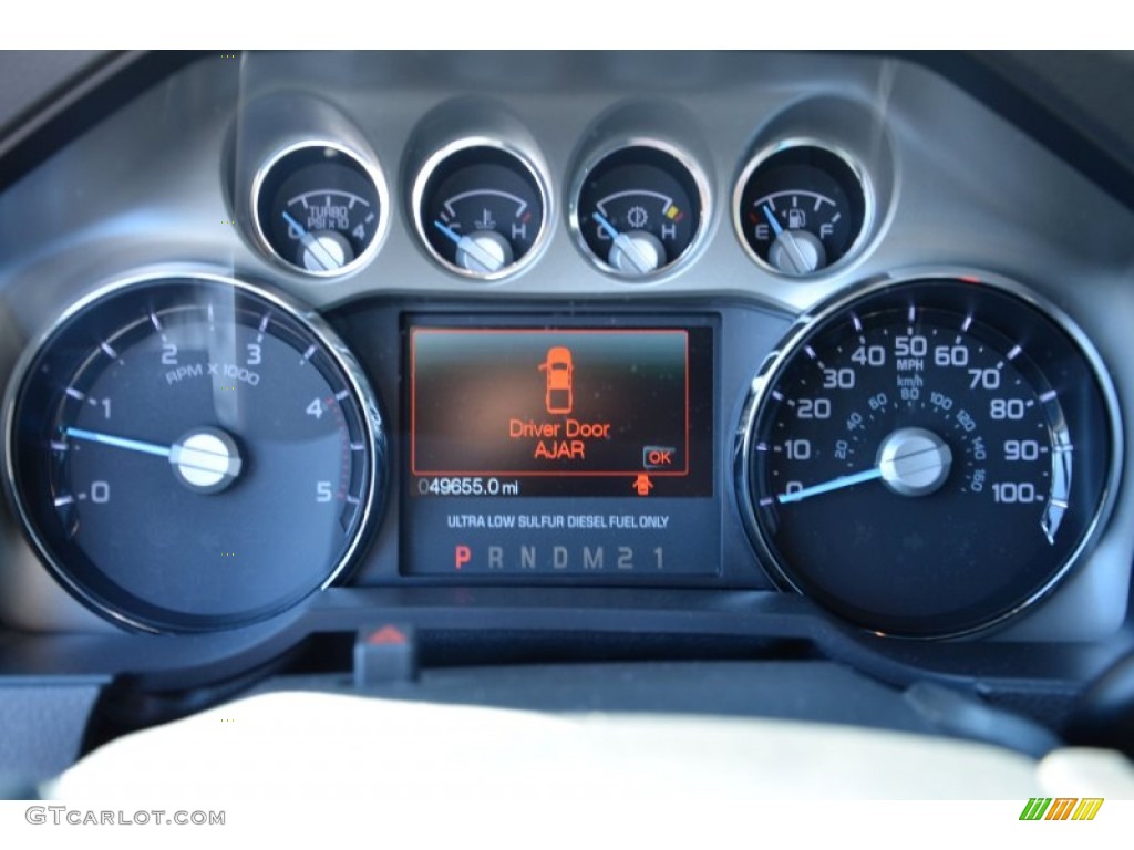 2011 Ford F250 Super Duty Lariat Crew Cab 4x4 Gauges Photo #77502269