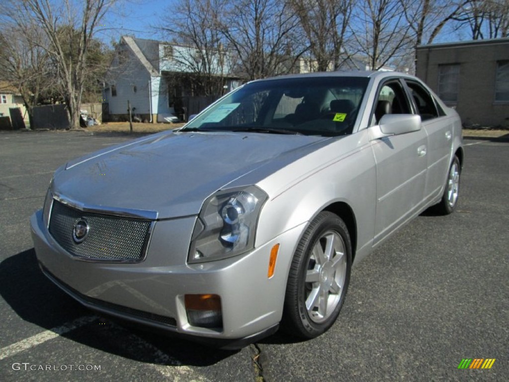 Light Platinum 2005 Cadillac CTS Sedan Exterior Photo #77503119