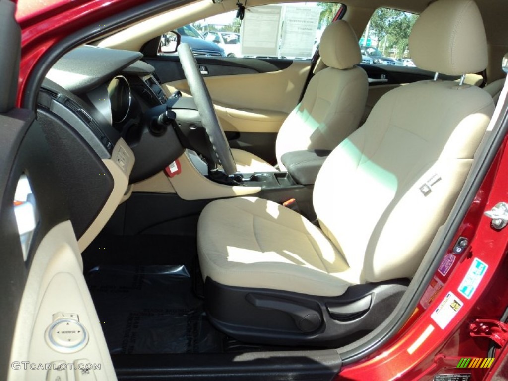 Camel Interior 2011 Hyundai Sonata GLS Photo #77503259
